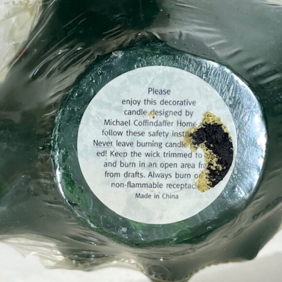 VTG 4 White Magnolia Floating Floral Candles Michael Coffindaffer 5.5"x4" - Picture 6 of 13